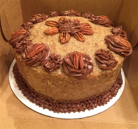 I've made this cake many times before, and i've made it in different pans, but i prefer this 3 layer cake most of all just because i. This German Chocolate Cake was for a family birthday ...