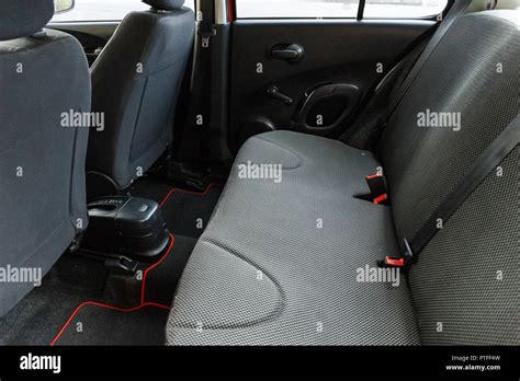 Car Interior Back Seats Stock Photo Alamy