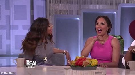 the real co hosts freak out after tamera mowry housley reveals she s made a sex tape daily