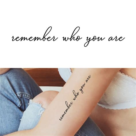 Top 100 Remember Who You Are Tattoo