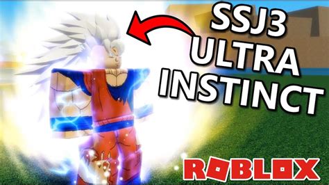 Ssj3 Mastered Ultra Insintct Form Dragon Ball Ultimate Roblox Roblox