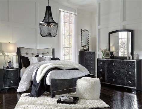 Amrothi Black Panel Bedroom Set From Ashley Coleman