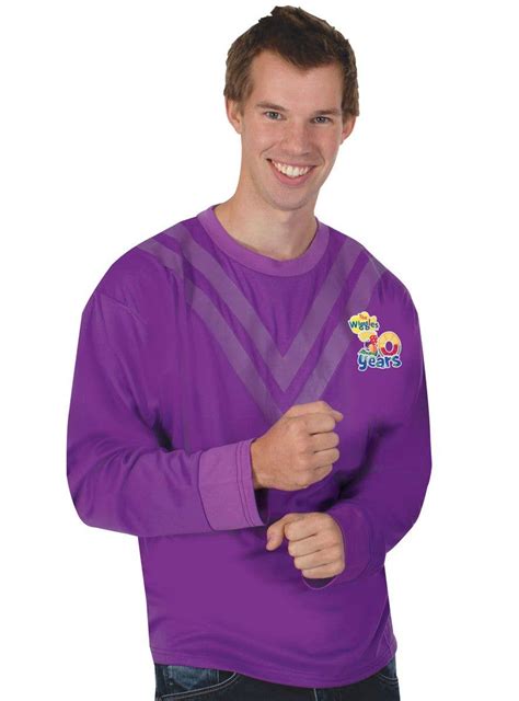 Purple Wiggle Adults Costume Shirt Wiggles Costume Top For Adults