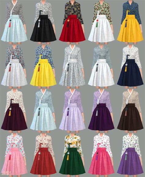 Sims4 Marigold Casual Hanbok Sims 4 Downloads