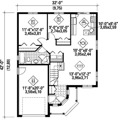 Browse one story cottage house plans today! Simple One-Story Home Plan - 80624PM | 1st Floor Master ...