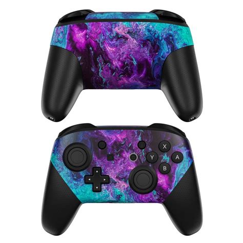 Fortnite battle royale skin sticker wrap set for nintendo switch easy installation. Nintendo Switch Pro Controller Skin - Nebulosity by ...