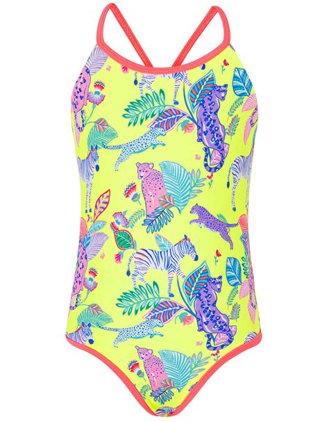 Wild Jungle Printed Swimsuit With Recycled Polyester Multi Swimsuits