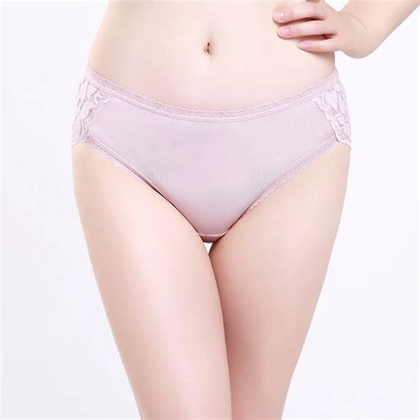 100 silk knitted panties women underwear natural silk knitted fabric plain color breathable