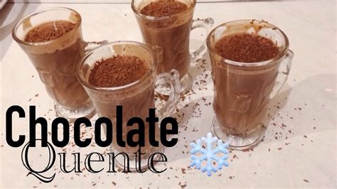 Receita De Inverno Chocolate Quente ️ Youtube