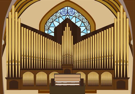 Vector Illustration Of Pipe Organ Download Free Vector Art Stock