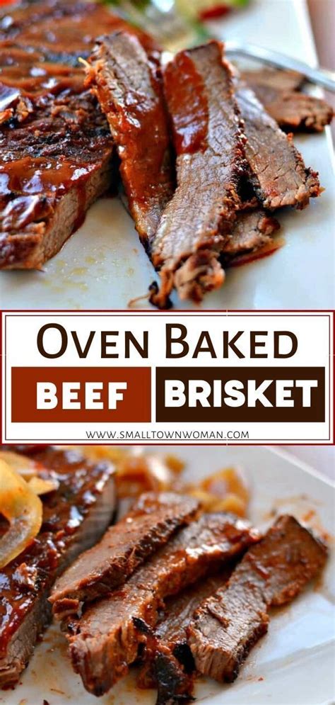 Season the meat for a nice crust. Oven Baked Barbecued Beef Brisket | Recipe | Brisket, Best brisket recipe, Food recipes