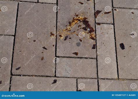 broken glass on the pavement stock image image of paving unusually 125487127