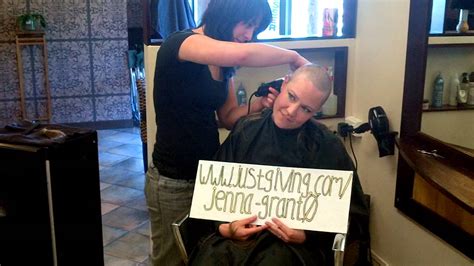 Jenna Shaves Her Head For Charity Youtube