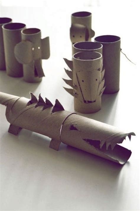 10 Crafty Cardboard Ideas Tinyme Blog Paper Roll Crafts Toilet