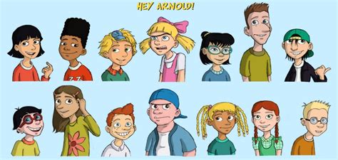 Realistic Hey Arnold Folks Hey Arnold Characters Hey Arnold