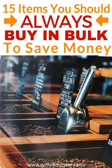 15 Items To Always Buy In Bulk To Save Money Save Money Fast Save