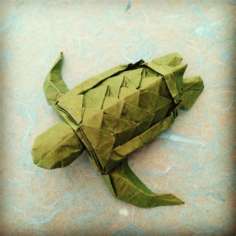 Origami Sea Turtle Designed And Folded By Me Arte Del Origami