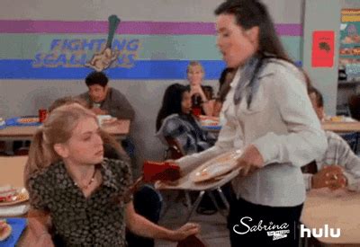 Sabrina has a halloween party at her old place and ends up counseling frankenstein and his bride. Jenna Leigh Green GIFs - Find & Share on GIPHY