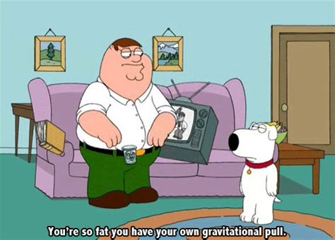 How much does peter weigh? help figuring out how dense is peter griffin ...
