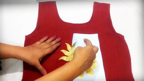 Diy Stencil Painting Easy Fabric Painting Ideas Youtube
