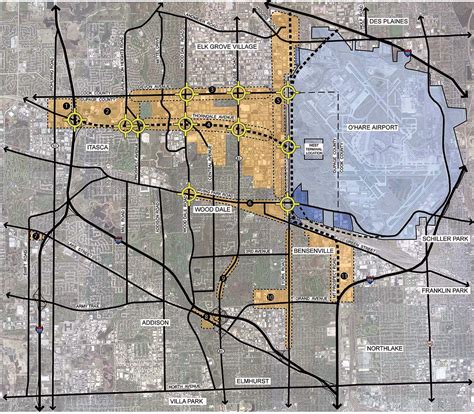 Updated Map For Elgin Ohare Western Access Project Sever Storey
