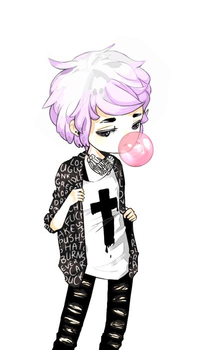Pastel Goth Tumblr Anime Boy