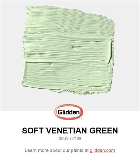 Maybe you would like to learn more about one of these? Soft Venetian Green Paint Color - Glidden Paint Colors ...