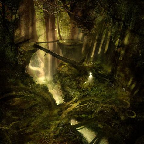 Forest Falls By Johnofthenorth On Deviantart Scenery Background