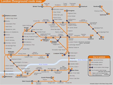 Train Map Of London Overground And Underground United States Map