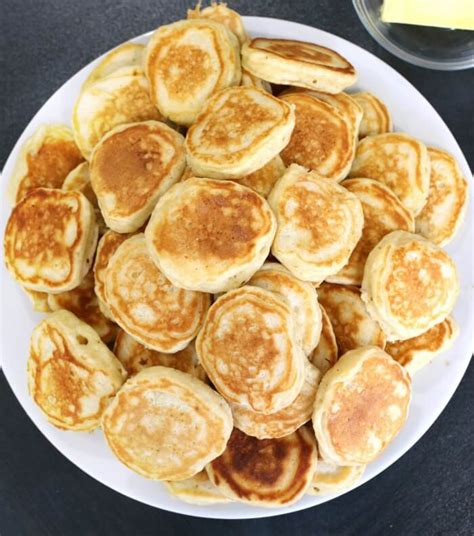 Pour the batter onto a griddle sprayed with cooking spray, ¼ cup at a time. Greek Yogurt Pancakes {PERFECTLY FLUFFY} | Mama Loves Food