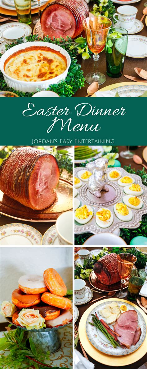 Meal prep is the best way to set yourself up for an easier (and tastier!) week ahead. Easter Dinner Menu and Serving Suggestions | Jordan's Easy ...