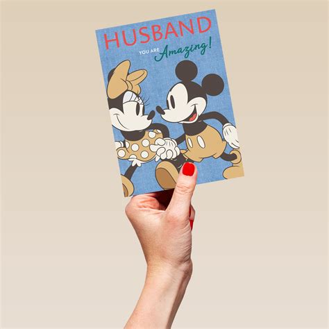 Personalised Disney Mickey Mouse Fathers Day Card Hallmark