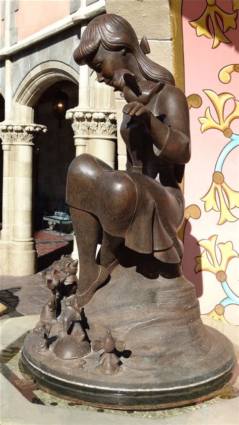 Cinderellas Fountain Behind The Castle Disney World Walt Disney