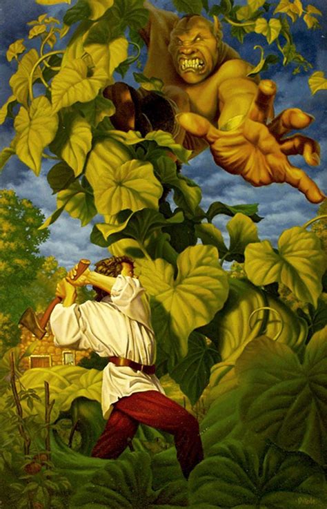 Jack and the Beanstalk | Fairytale art, Jack and the beanstalk