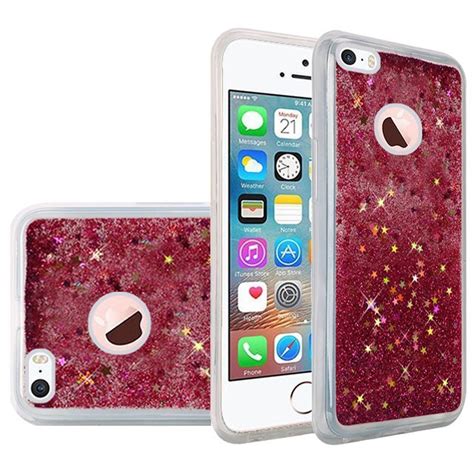 Iphone Se Case Iphone 5s Case By Insten Liquid Quicksand Glitter