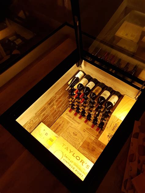 Hinged Glass Floor Wine Cellar Display Unit Etsy In 2020 Glass Wine Cellar Glass Floor