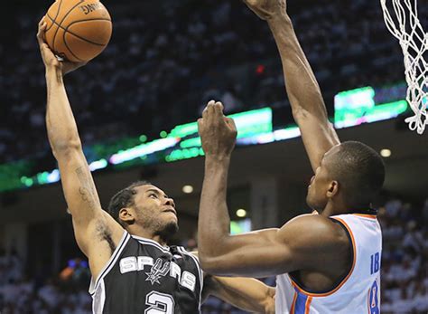 Kawhi leonard posterizes maxi kleber. Video: Spurs' Kawhi Leonard posterizes Thunder's Serge Ibaka - Sports Illustrated