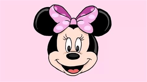 Minnie Mouse Face Vector Imagui
