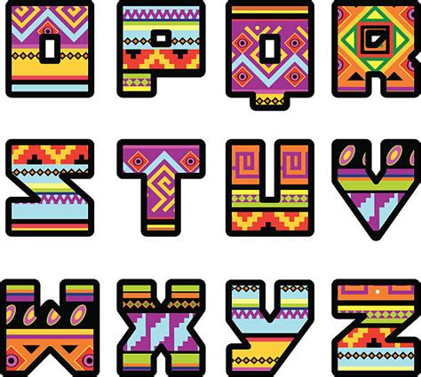 90 Mexican Alphabet Pictures Illustrations Royalty Free Vector