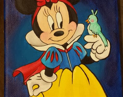 Minnie Mouse Snow White Etsy