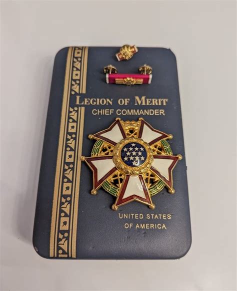 Usa Medal United States Military Full Set Legion Of Merit Chief