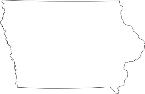 Iowa State Map Outline √ Daftar Harga Hp Smartphone
