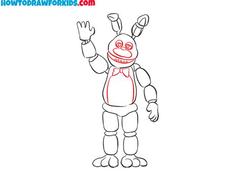 How To Draw Bonnie Easy Drawing Tutorial For Kids