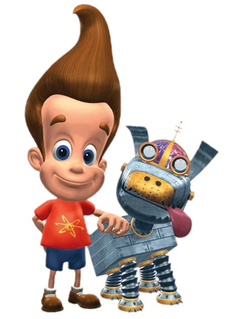 Check Out This Transparent Jimmy Neutron With His Robotic Dog Goddard