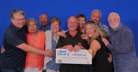 Woodbridge Resident Wins Share Of 250000 Lotto 649 Prize With Co Workers