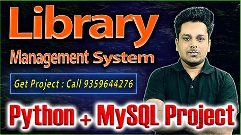 Library Management System Python Project Cbse Youtube