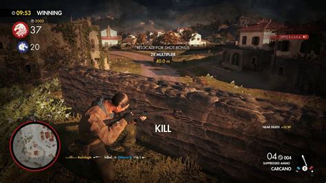 Sniper Elite 4 Multiplayer 100 The Guy On The Ruins Gun Italian