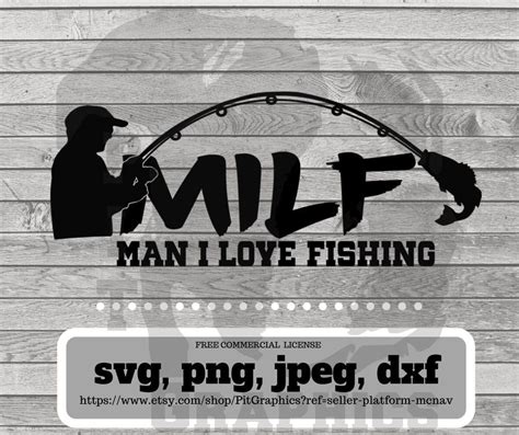 Excited To Share The Latest Addition To My Etsy Shop Man I Love Fishing Svg Https Etsy Me