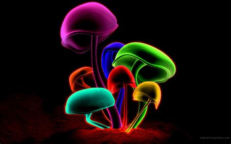 Cool 3d Wallpaper Mushrooms Wallpapers Desktop