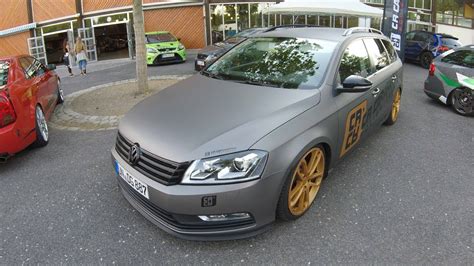 Volkswagen Passat B7 Variant Lowered Showcar Matte Wrapping By Cr